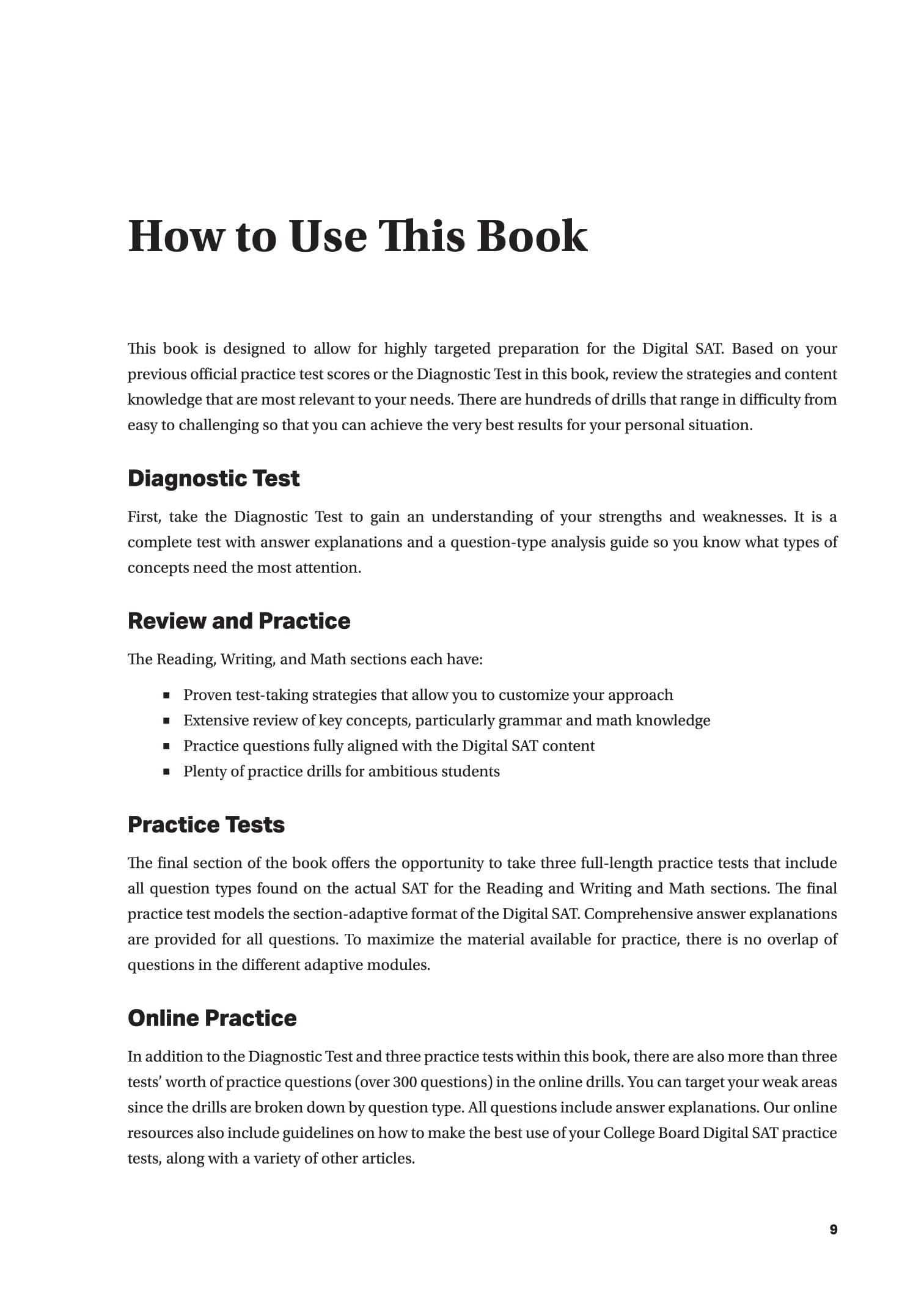 Digital SAT Study Guide - Premium Edition