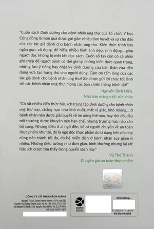 dinh dưỡng cho bệnh nhân ung thư