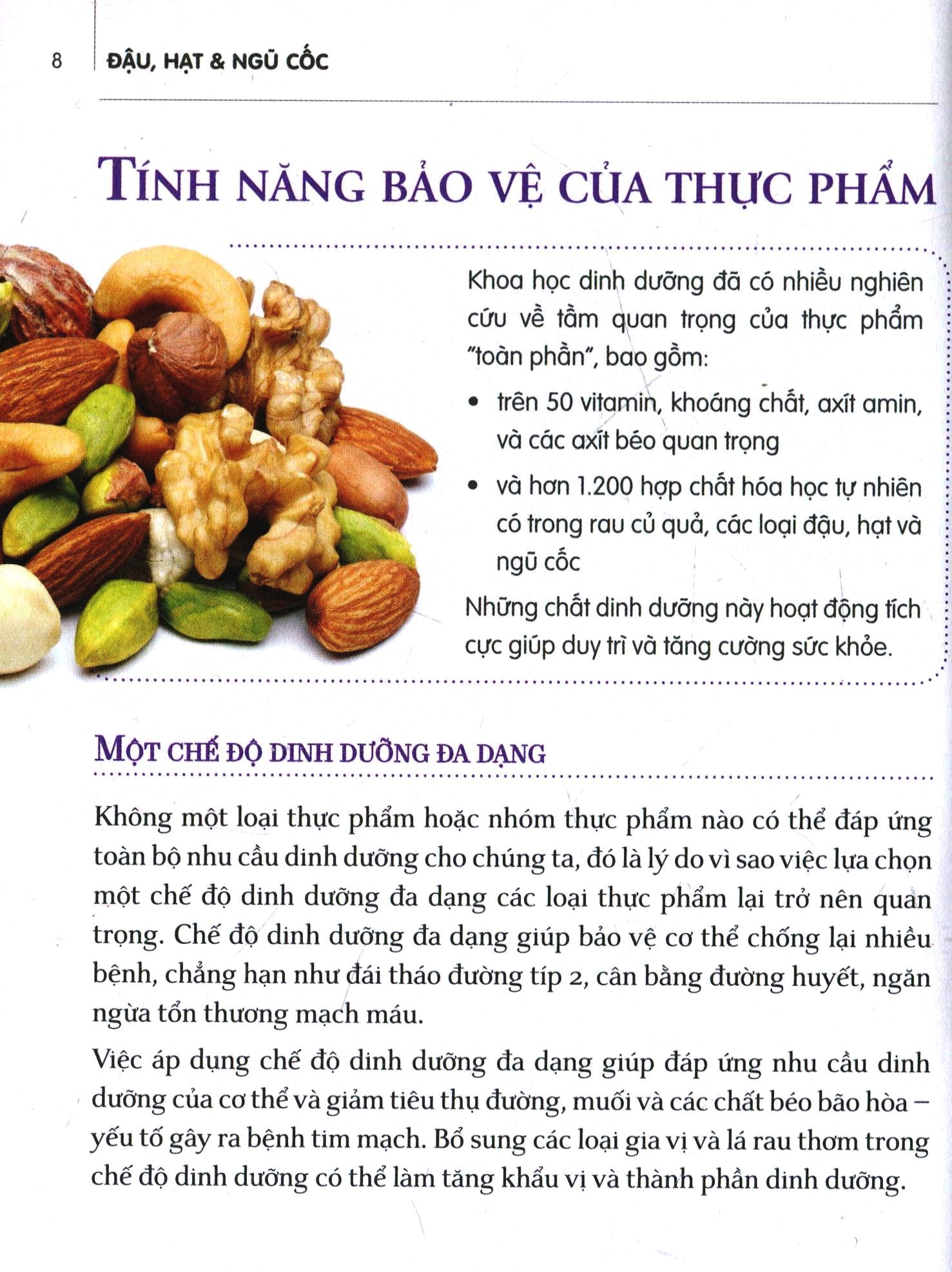 dinh dưỡng chữa bệnh - đậu, hạt & ngũ cốc