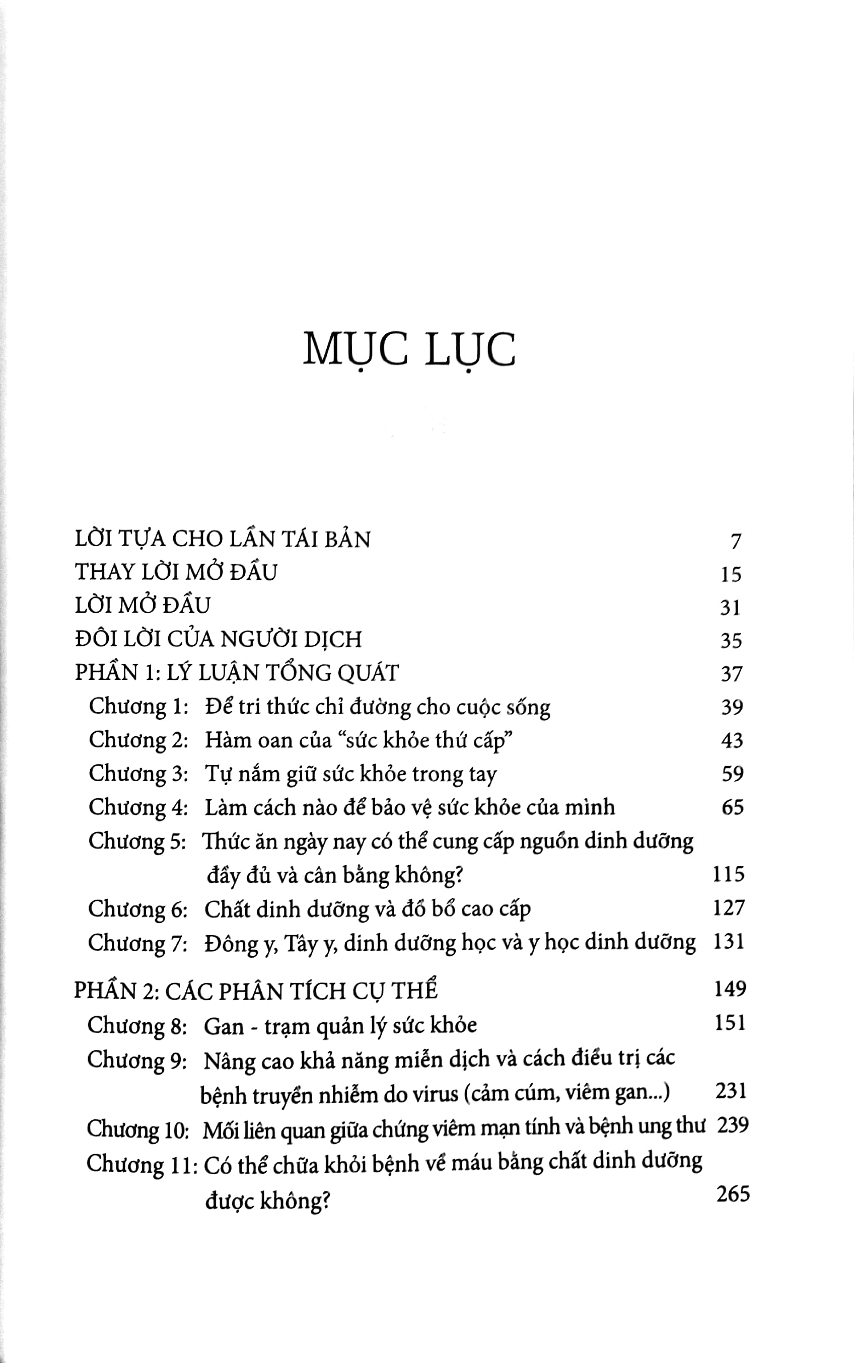 dinh dưỡng học bị thất truyền - dinh dưỡng đẩy lùi bệnh tật