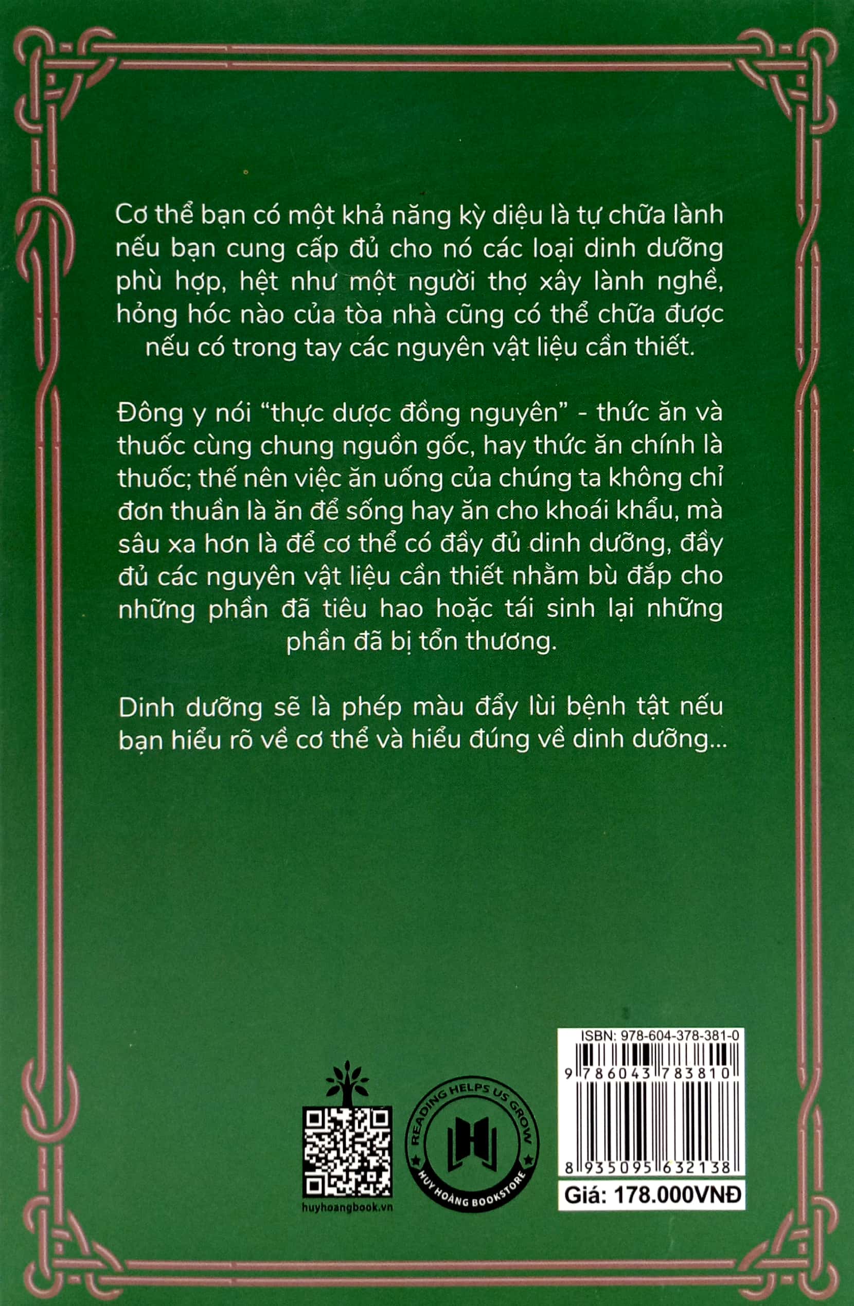 dinh dưỡng học bị thất truyền - dinh dưỡng đẩy lùi bệnh tật