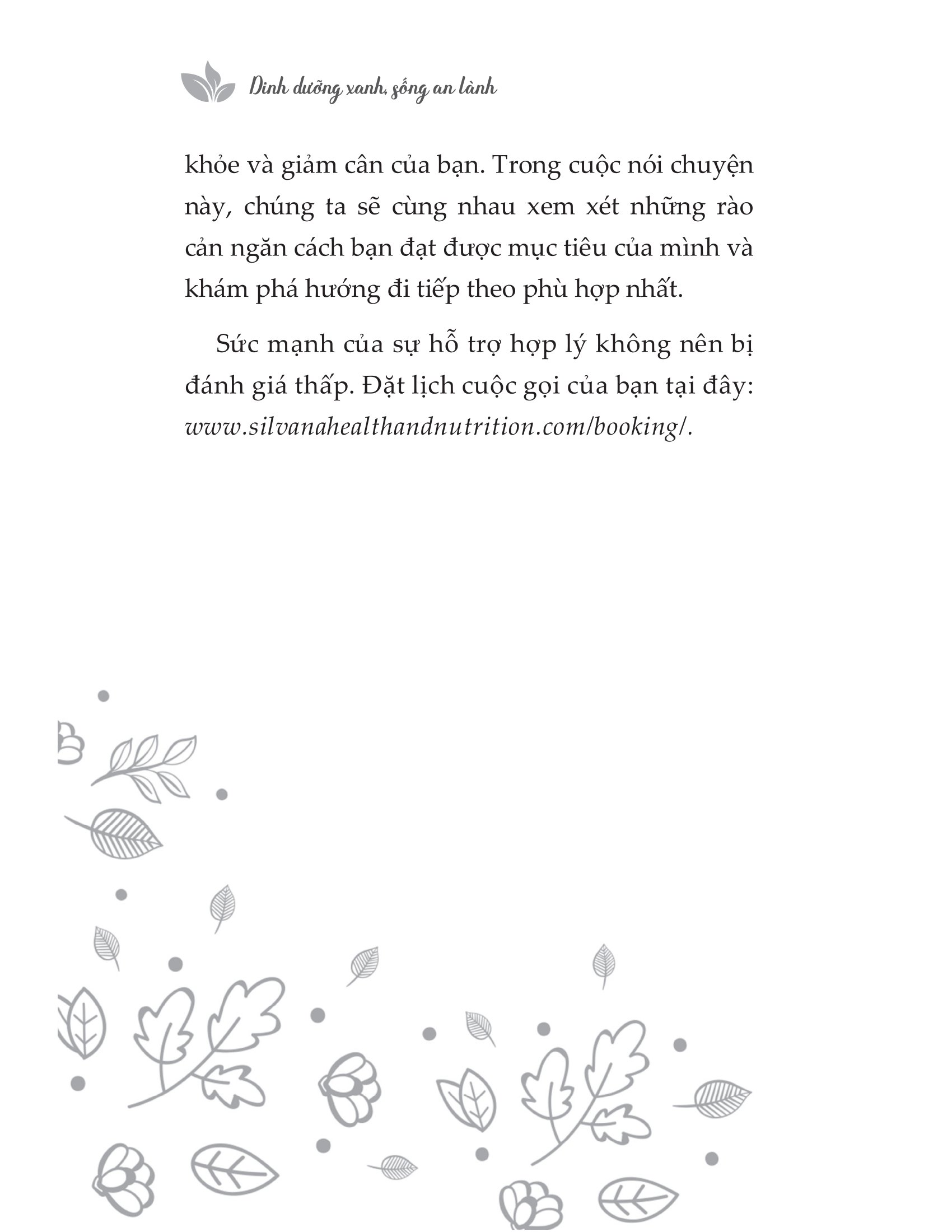 dinh dưỡng xanh sống an lành