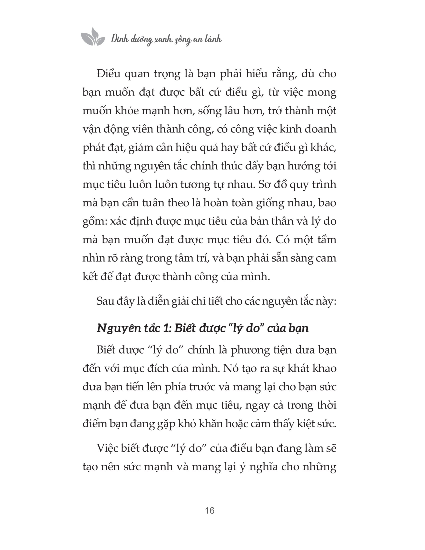 dinh dưỡng xanh sống an lành