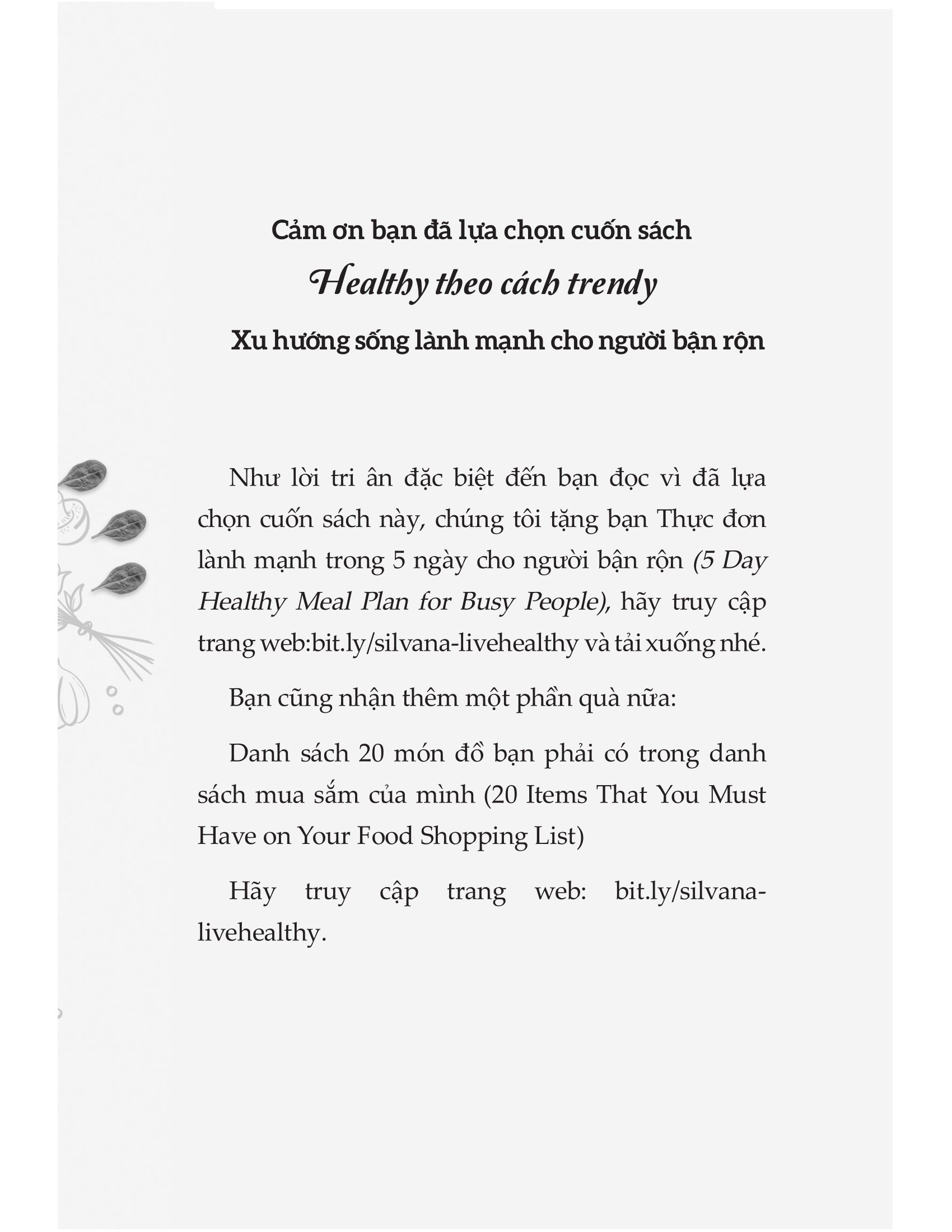 dinh dưỡng xanh sống an lành