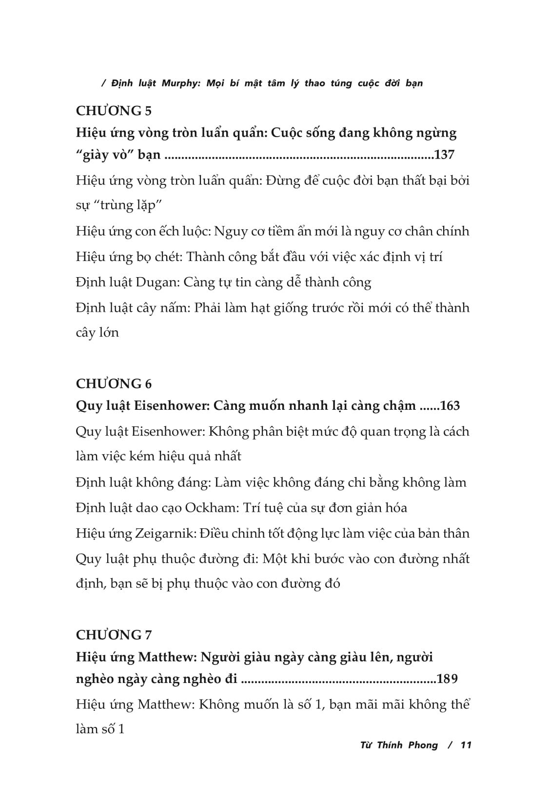 định luật murphy - mọi bí mật tâm lý thao túng cuộc đời bạn