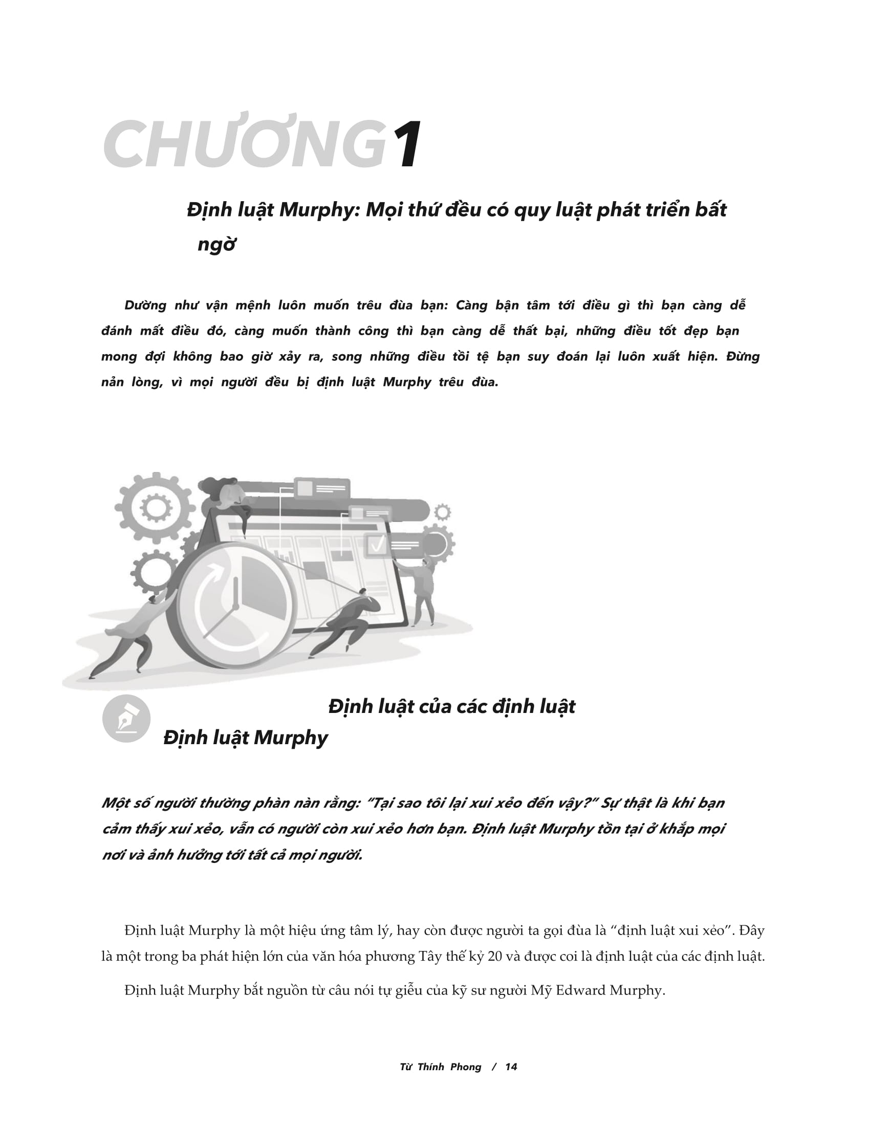 định luật murphy - mọi bí mật tâm lý thao túng cuộc đời bạn