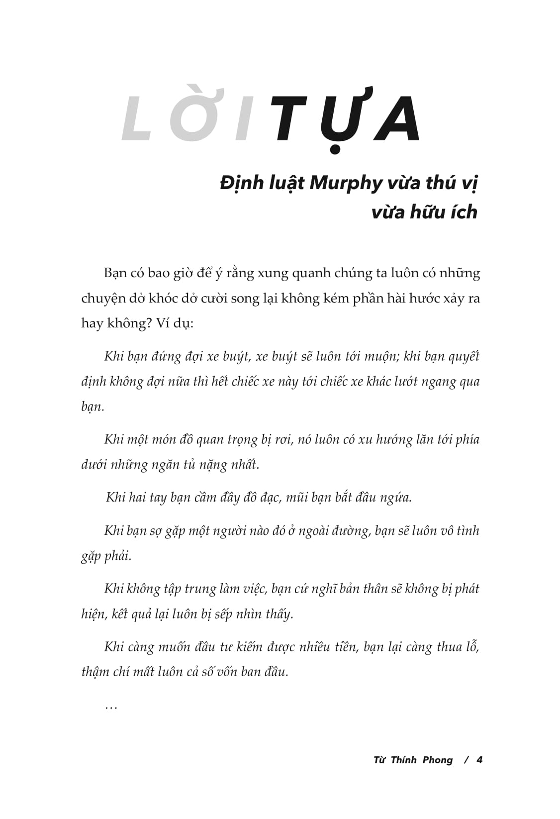 định luật murphy - mọi bí mật tâm lý thao túng cuộc đời bạn