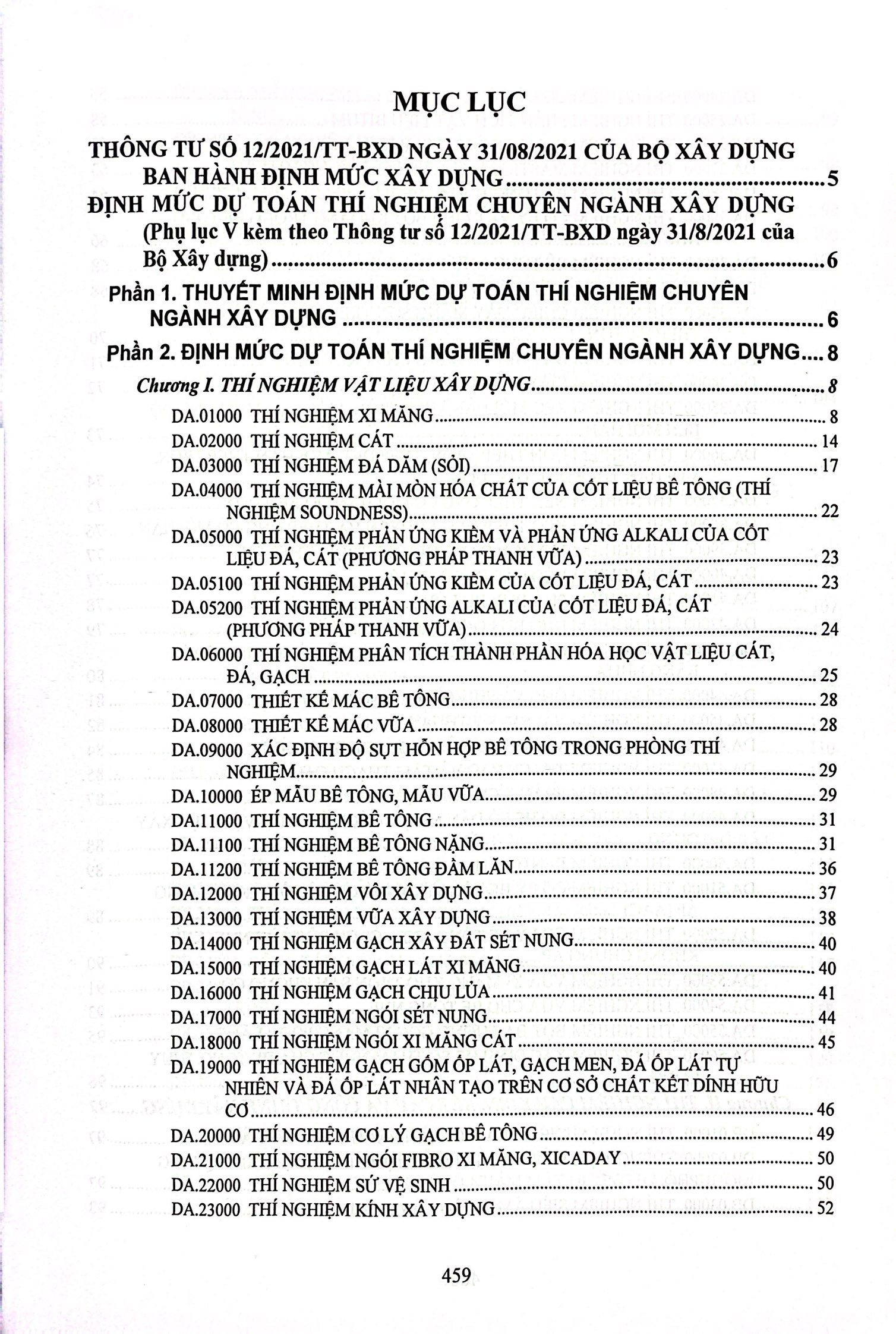 định mức dự toán công trình (sửa đổi, bổ sung) - tập 3 - sửa chữa, bảo dưỡng, thí nghiệm, sử dụng vật liệu, định mức chi phí quản lý dự án