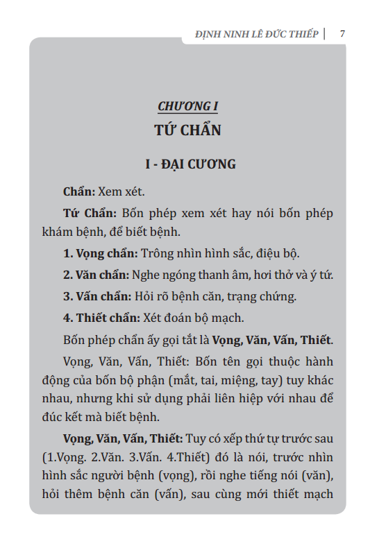 định ninh tôi học mạch