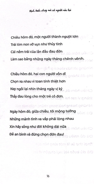 đinh trốn chạy mà có người níu lại