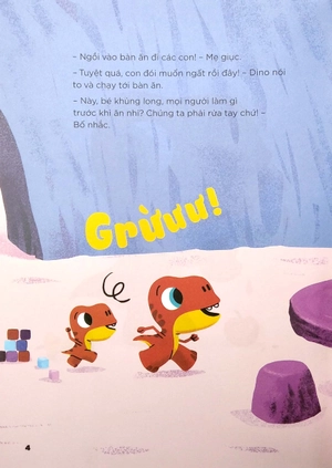 dino bướng bỉnh - không chịu ăn rau (tái bản 2023)