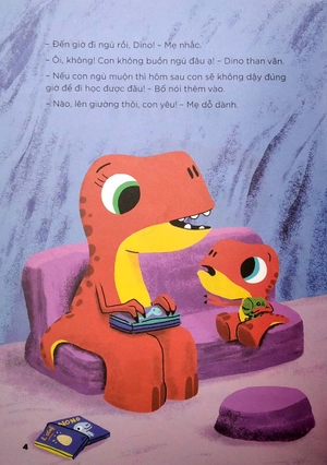 dino bướng bỉnh - không chịu đi ngủ (tái bản 2023)