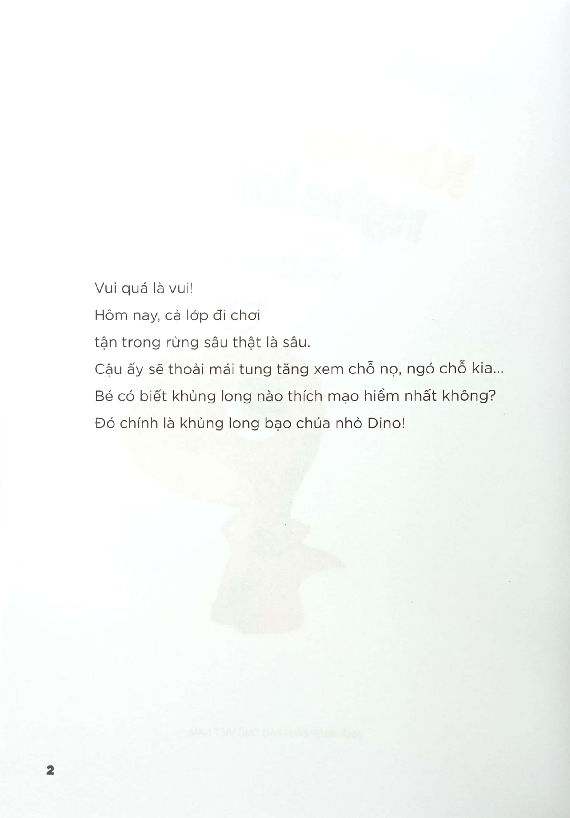 dino bướng bỉnh - không chịu nghe lời (tái bản 2022)