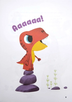 dino bướng bỉnh - không muốn đi học