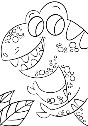 dino colouring