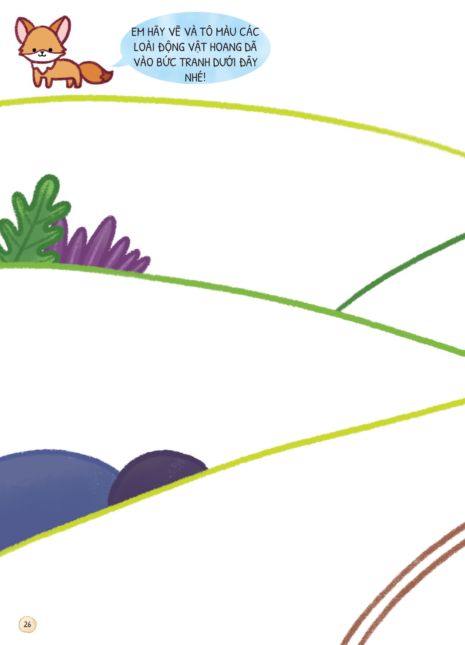 dino tập vẽ - 4 bước vẽ đơn giản - động vật