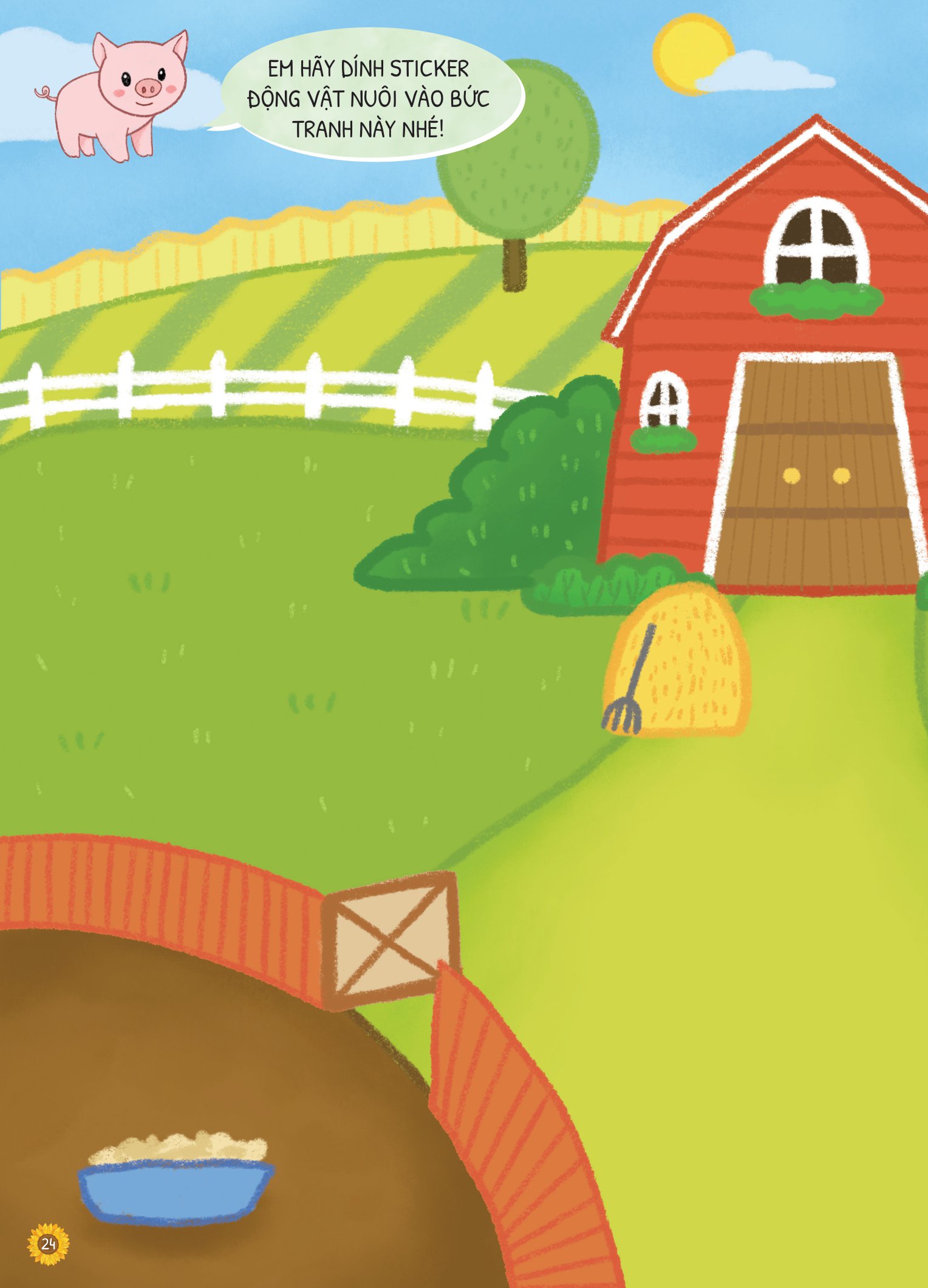 dino tập vẽ - 4 bước vẽ đơn giản - động vật nuôi