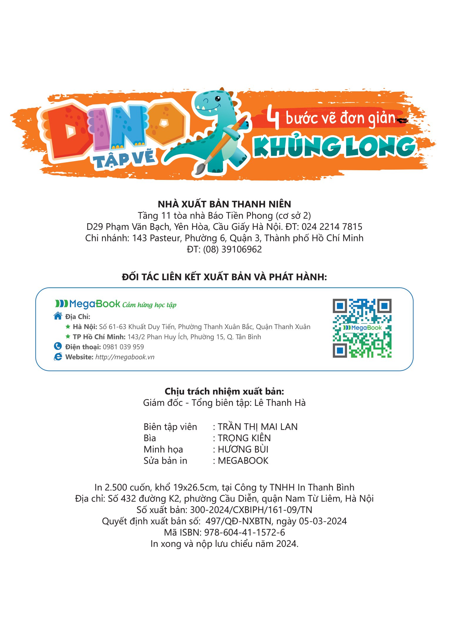 dino tập vẽ - 4 bước vẽ đơn giản - khủng long