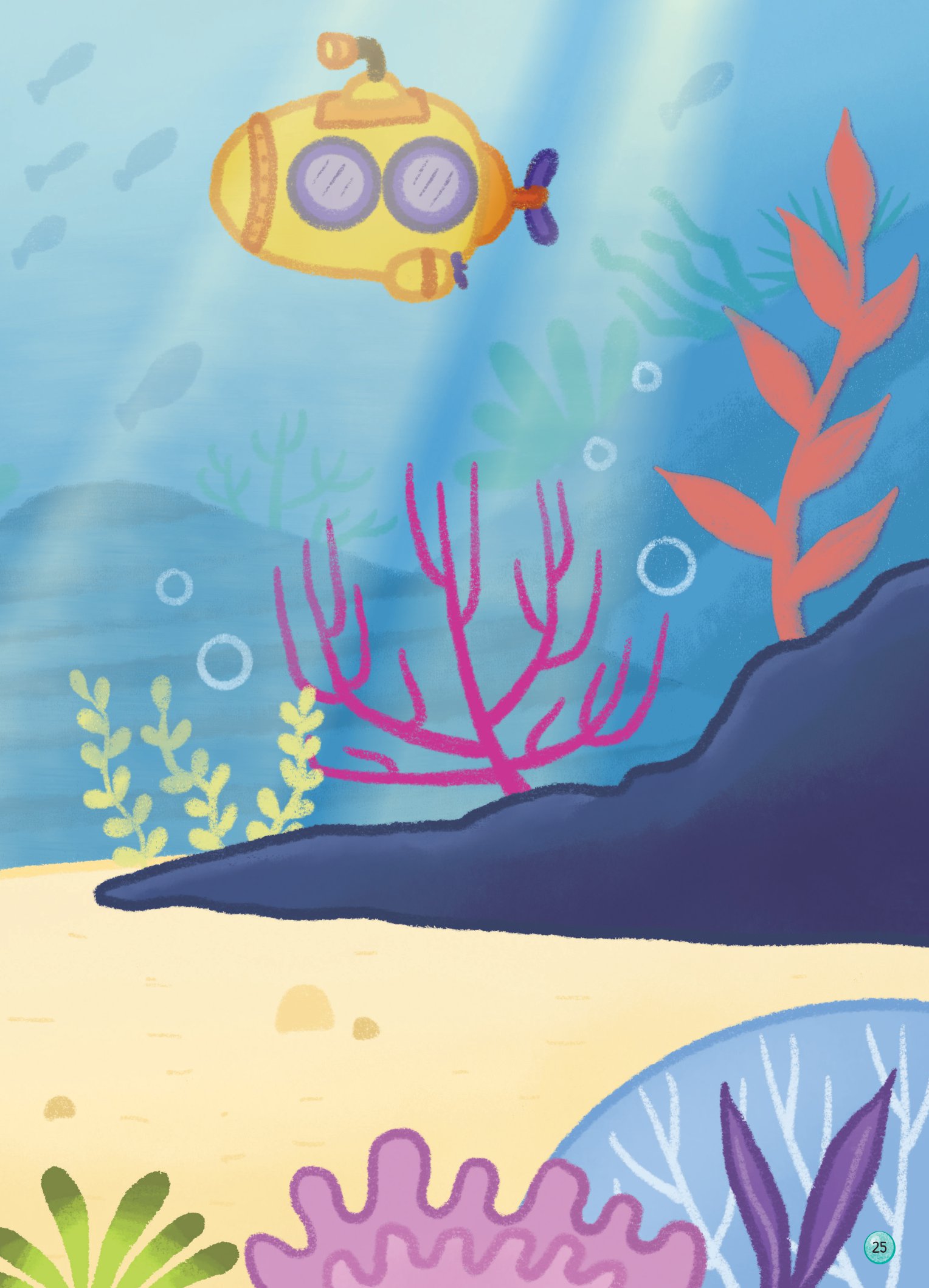 dino tập vẽ - 4 bước vẽ đơn giản - sinh vật biển