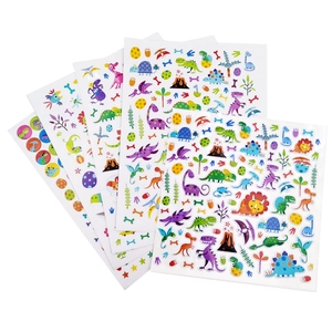 dino world sticker activity case