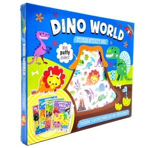 dino world sticker activity case
