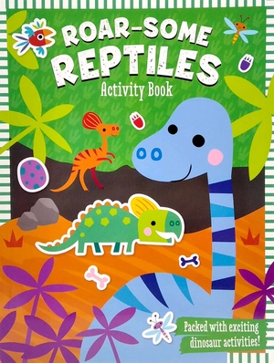 dino world sticker activity case