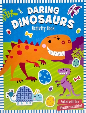 dino world sticker activity case
