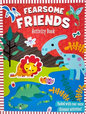 dino world sticker activity case