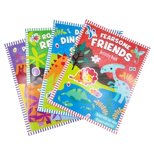 dino world sticker activity case