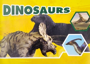 dinosaur attack- jigsaw puzzle and fact book (500 pieces)