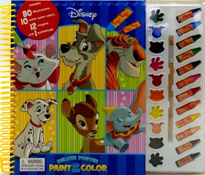 disney animals classics deluxe poster paint & color