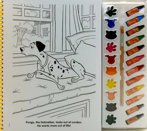 disney animals classics deluxe poster paint & color