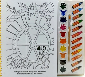 disney animals classics deluxe poster paint & color