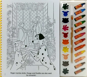 disney animals classics deluxe poster paint & color