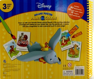 disney animals classics deluxe poster paint & color