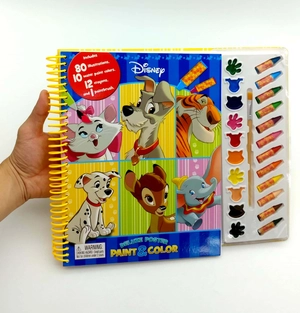 disney animals classics deluxe poster paint & color