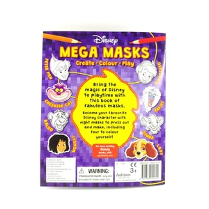 disney classics - mixed: mega masks (press-out masks disney)