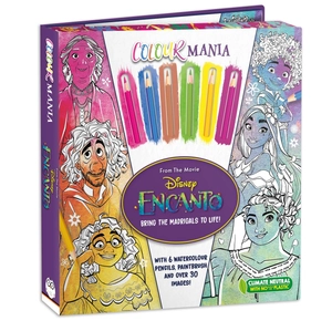 disney: encanto (colouring book and pencil set)