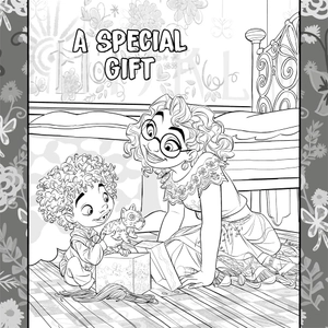 disney: encanto (colouring book and pencil set)