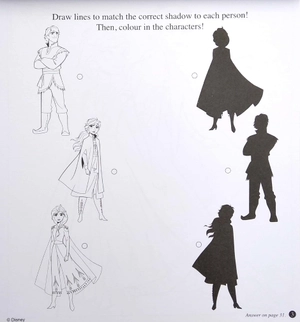 disney frozen 2 colouring & activity set