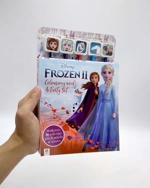 disney frozen 2 colouring & activity set