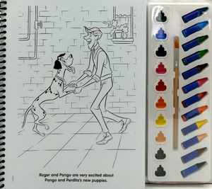 disney heroes & villains deluxe poster paint & color