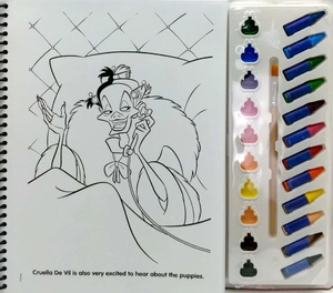 disney heroes & villains deluxe poster paint & color