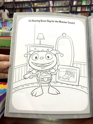 disney junior henry hugglemonster huggletastic colouring