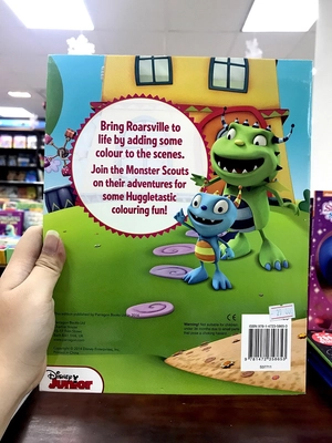 disney junior henry hugglemonster huggletastic colouring