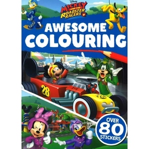 disney junior - mickey & the roadster racers: awesome colouring (colouring play disney)