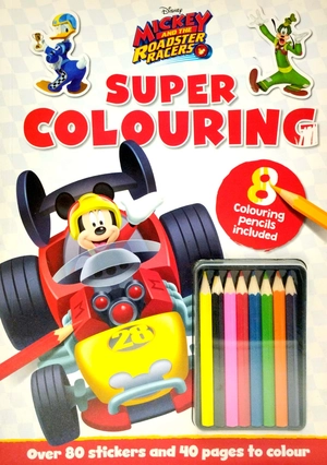 disney junior - mickey & the roadster racers: super colouring (colouring time xtra disney)