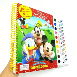 disney mickey deluxe paint / crayon book