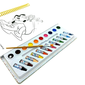 disney mickey deluxe paint / crayon book