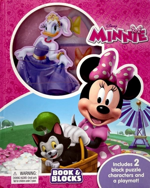 disney minnie book & blocks